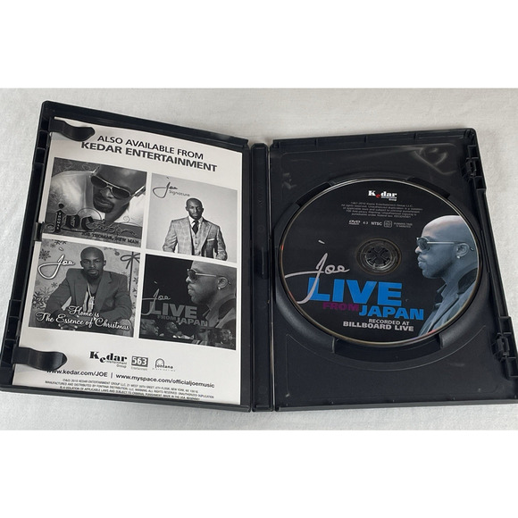 Joe Thomas Live From Japan [DVD 2010] Recorded at Billboard Concert Music Video - Picture 4 of 4